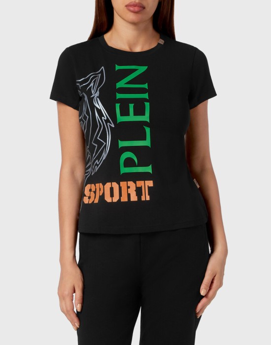футболка  от бренда plein sport вид слева