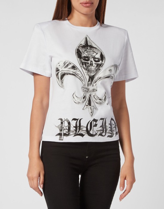 футболка  от бренда philipp plein вид слева