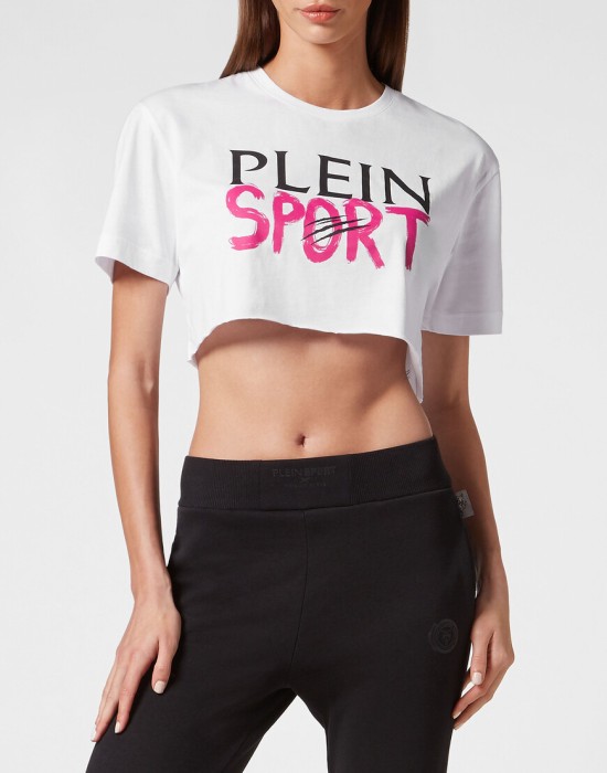 футболка  от бренда plein sport вид слева