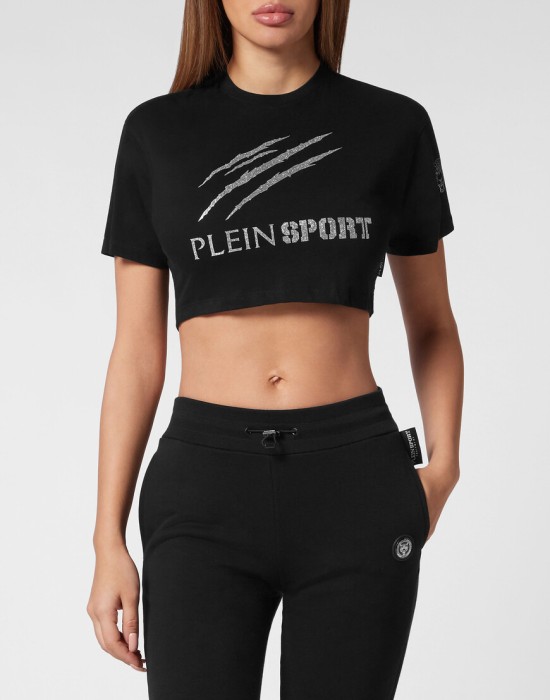 футболка  от бренда plein sport вид слева