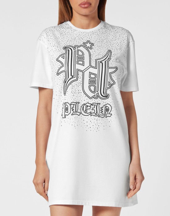 футболка  от бренда philipp plein вид слева