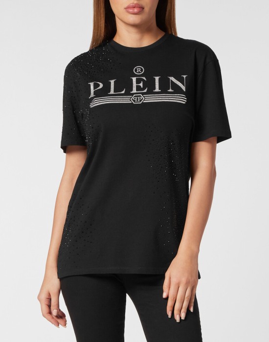 футболка  от бренда philipp plein вид слева