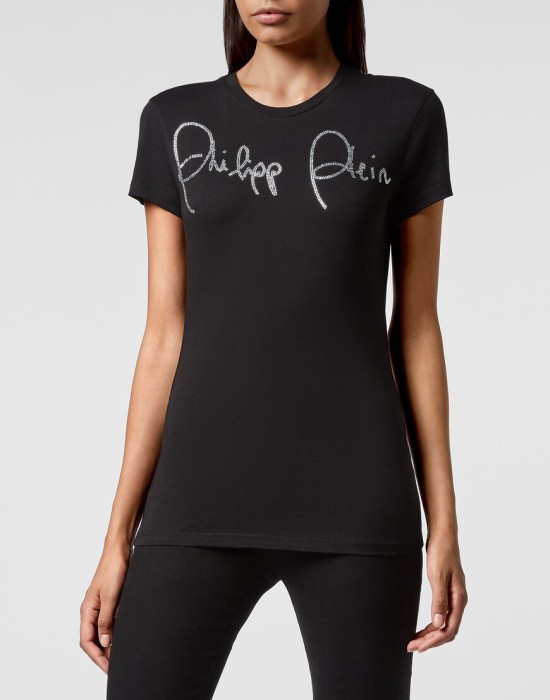 футболка  от бренда philipp plein вид слева