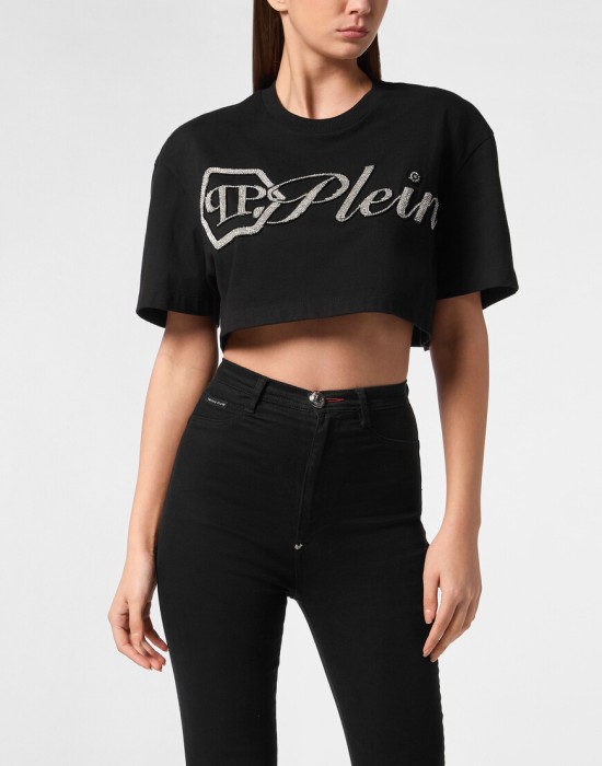 футболка  от бренда philipp plein вид слева