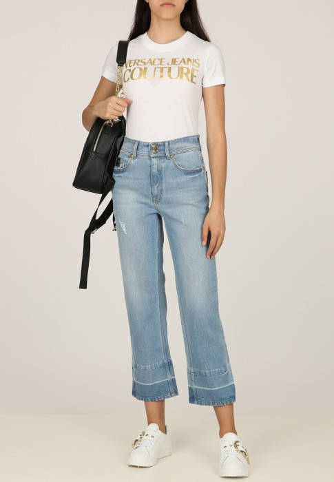 футболка  от бренда versace jeans couture вид слева