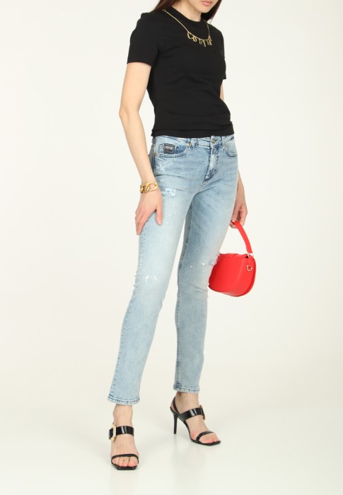 футболка  от бренда versace jeans couture вид слева