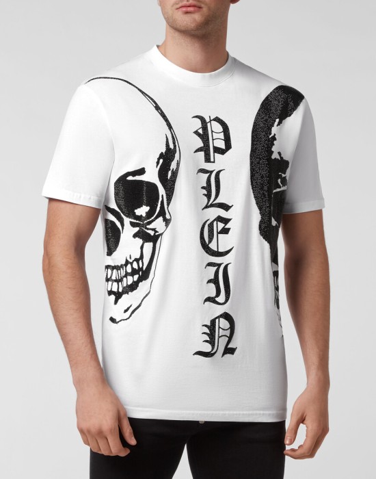 футболка  от бренда philipp plein вид слева