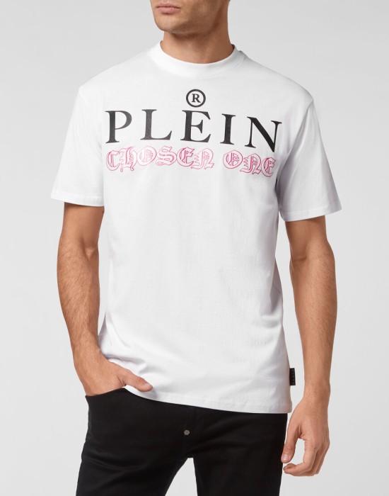 футболка  от бренда philipp plein вид слева