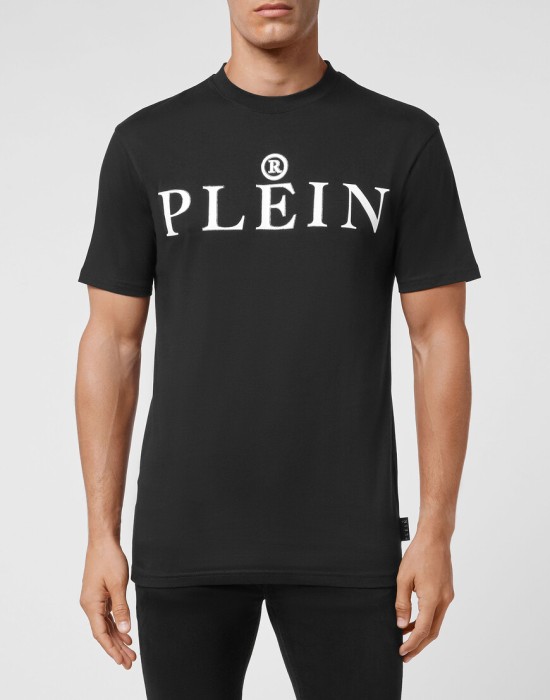 футболка  от бренда philipp plein вид слева
