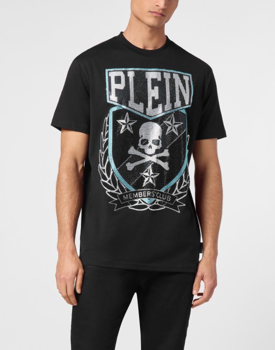 футболка  от бренда philipp plein вид слева