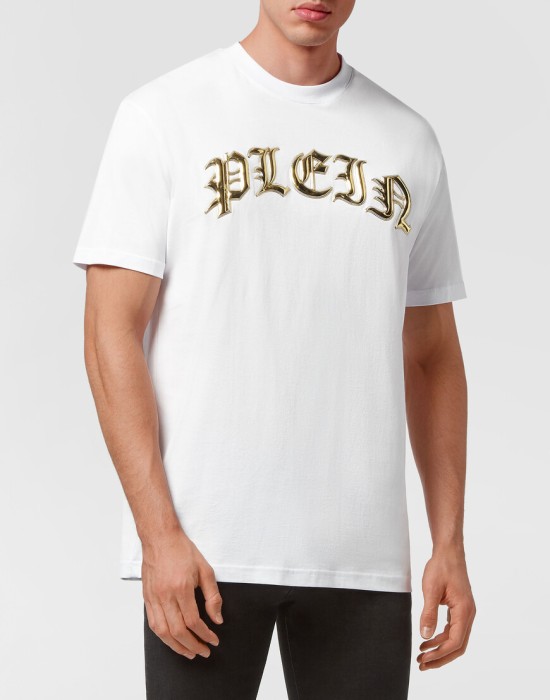футболка  от бренда philipp plein вид слева