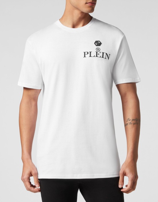 футболка  от бренда philipp plein вид слева