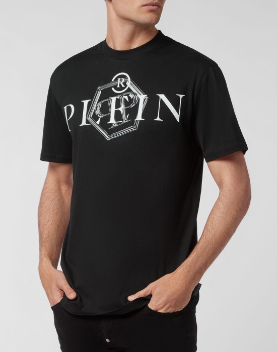 футболка  от бренда philipp plein вид слева