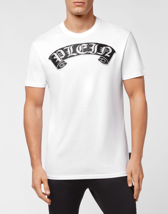 футболка  от бренда philipp plein вид слева