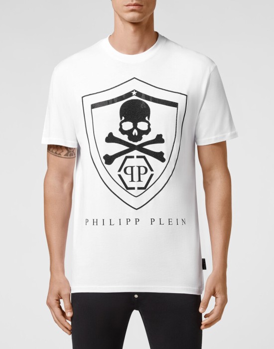 футболка  от бренда philipp plein вид слева