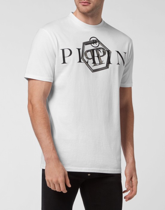 футболка  от бренда philipp plein вид слева