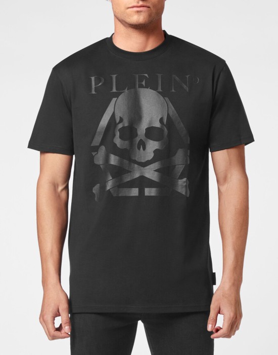футболка  от бренда philipp plein вид слева