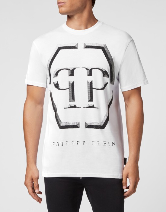 футболка  от бренда philipp plein вид слева