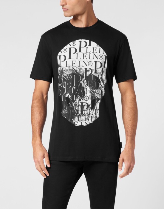 футболка  от бренда philipp plein вид слева