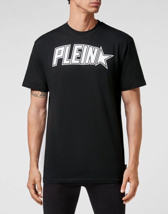 футболка  от бренда philipp plein вид слева