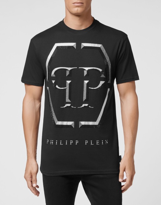 футболка  от бренда philipp plein вид слева