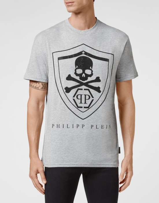 футболка  от бренда philipp plein вид слева