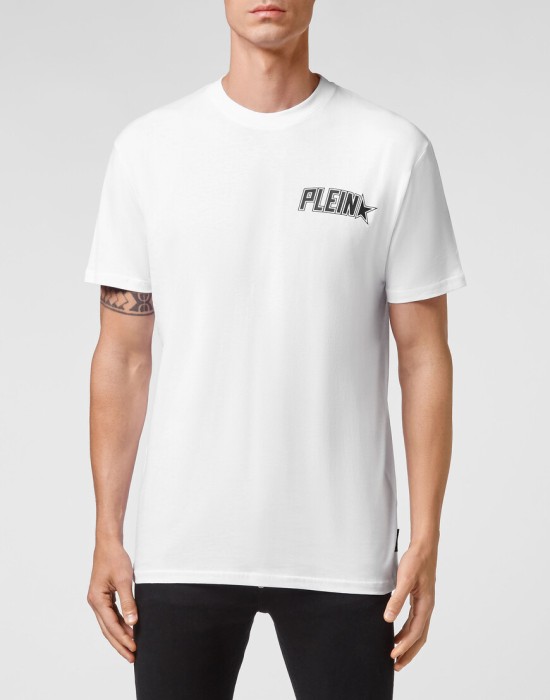 футболка  от бренда philipp plein вид слева