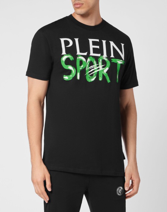 футболка  от бренда plein sport вид слева