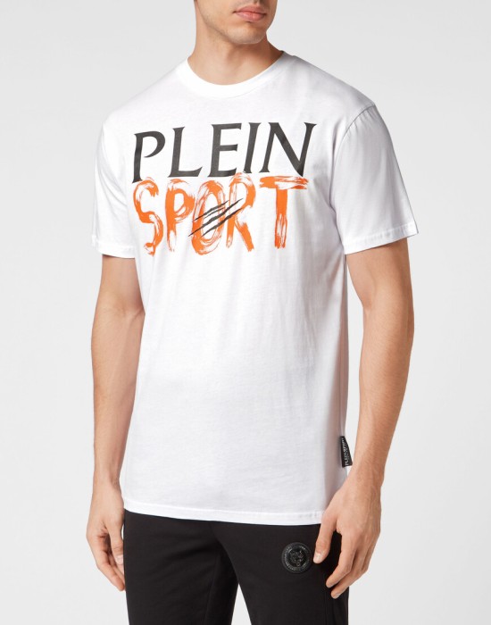 футболка  от бренда plein sport вид слева