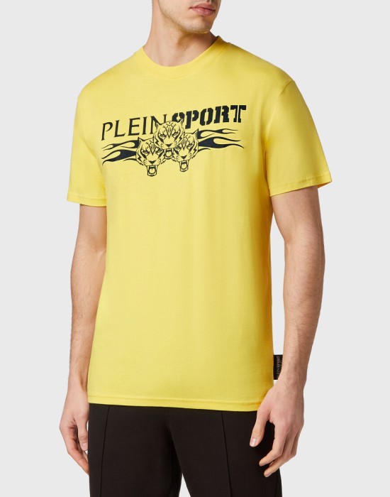 футболка  от бренда plein sport вид слева