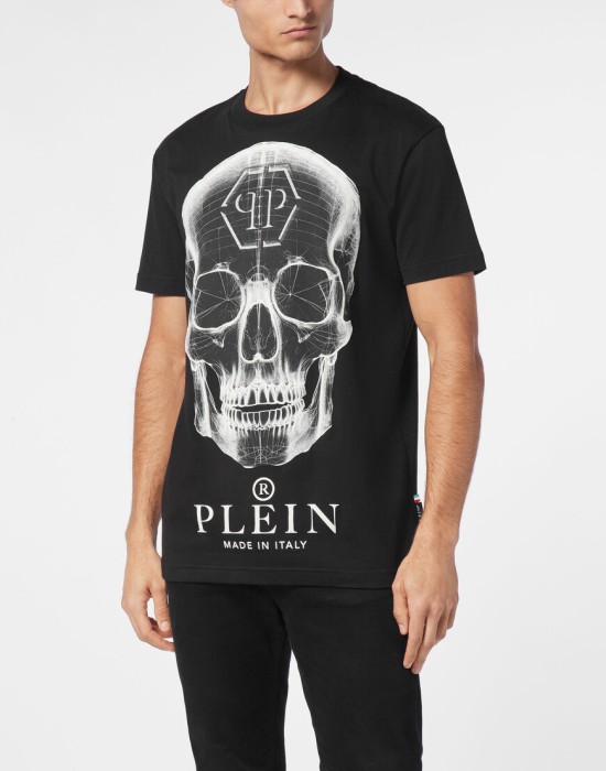 футболка  от бренда philipp plein вид слева