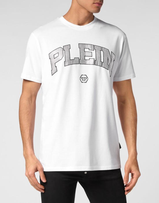 футболка  от бренда philipp plein вид слева