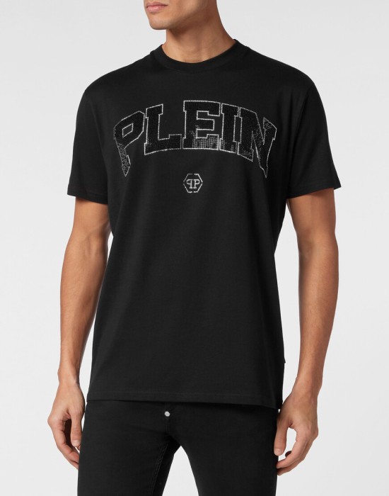 футболка  от бренда philipp plein вид слева