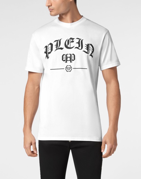 футболка  от бренда philipp plein вид слева