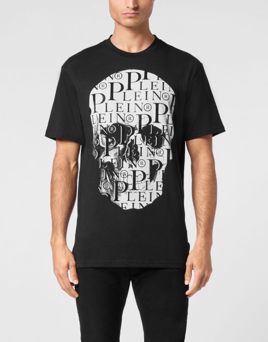 футболка  от бренда philipp plein вид слева