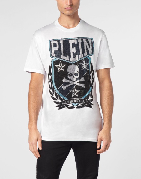 футболка  от бренда philipp plein вид слева