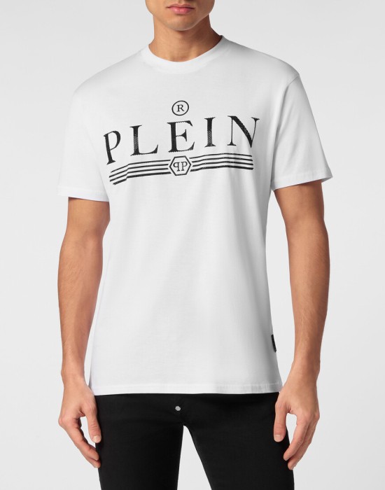 футболка  от бренда philipp plein вид слева