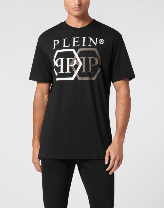футболка  от бренда philipp plein вид слева
