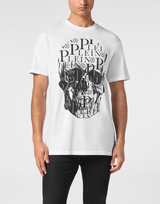 футболка  от бренда philipp plein вид слева