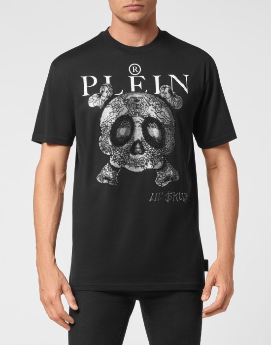 футболка  от бренда philipp plein вид слева