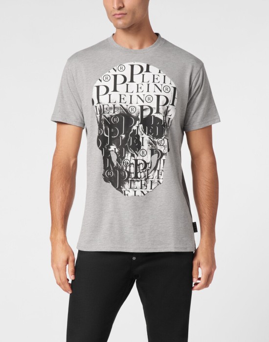 футболка  от бренда philipp plein вид слева