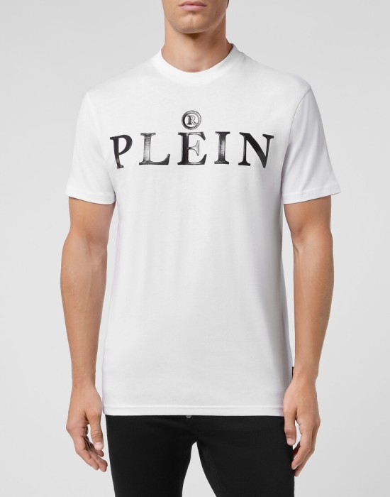 футболка  от бренда philipp plein вид слева