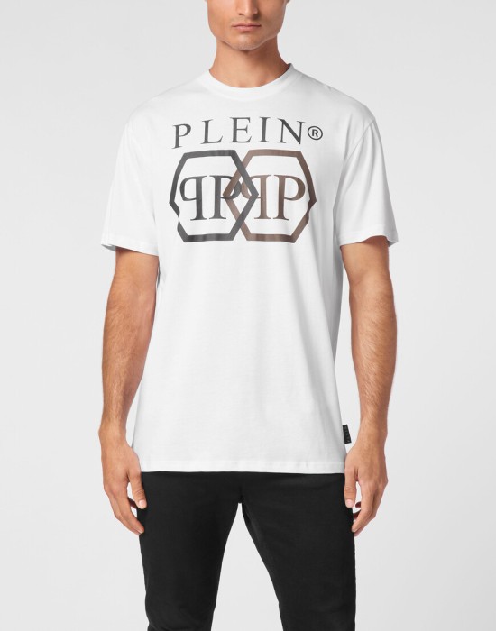футболка  от бренда philipp plein вид слева