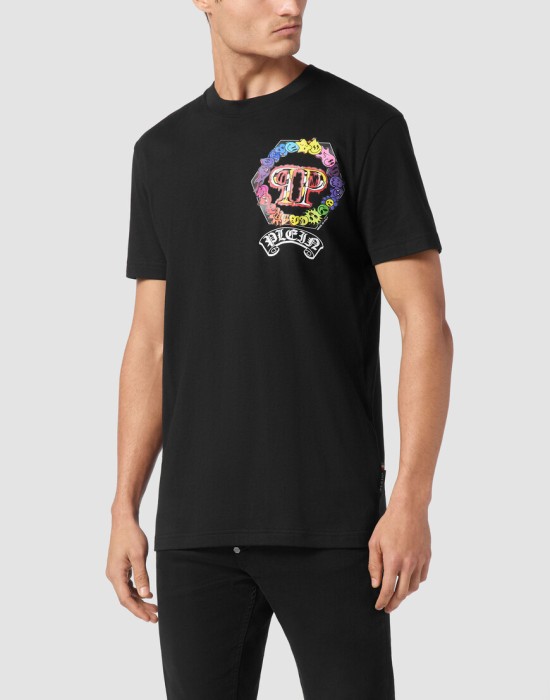 футболка  от бренда philipp plein вид слева