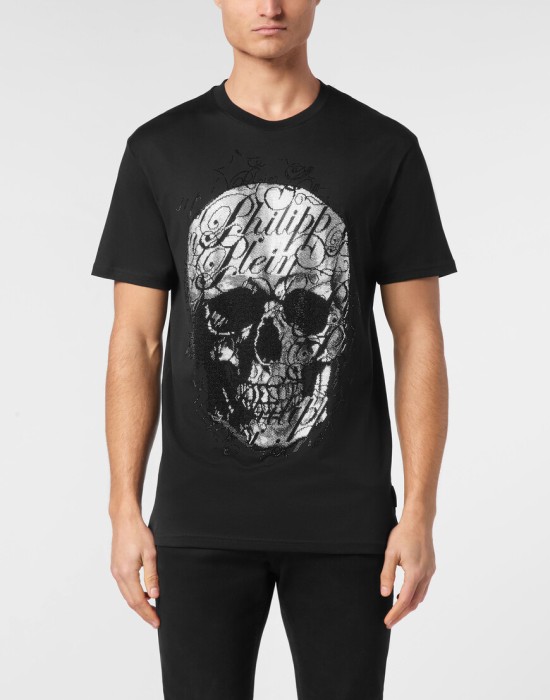 футболка  от бренда philipp plein вид слева