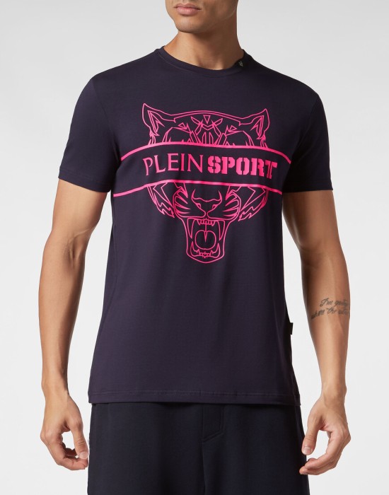 футболка  от бренда plein sport вид слева
