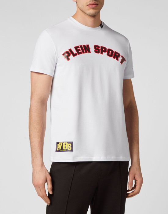 футболка  от бренда plein sport вид слева