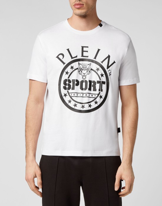 футболка  от бренда plein sport вид слева