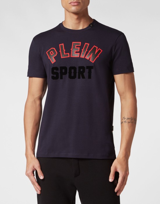 футболка  от бренда plein sport вид слева