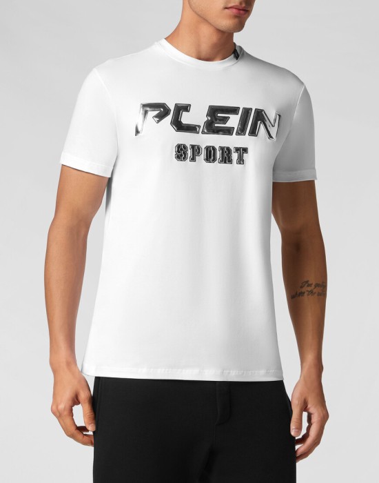 футболка  от бренда plein sport вид слева